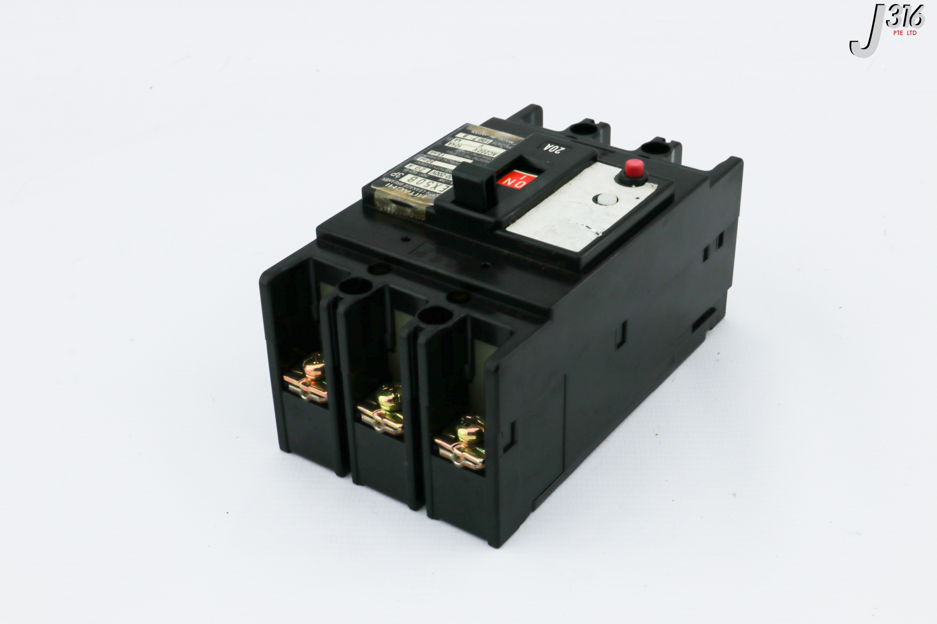 29589 HITACHI EARTH-LEAKAGE BREAKER, 3 POLE, AC100-200V, 20A EX50B